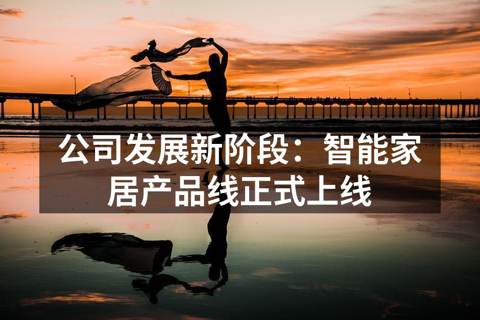 公司发展新阶段：智能家居产品线正式上线